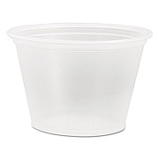 Dart CONEX COMPLEMENTS PORTION/MEDICINE CUPS, 2.5 OZ, CLEAR, 125/BAG, 20 BAGS/CARTON (DCC250PC)