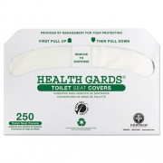 HOSPECO Health Gards Green Seal Recycled Toilet Seat Covers, 14.25 x 16.75, White, 250/Pack, 4 Packs/Carton (GREEN1000)