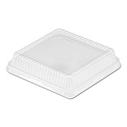 HFA Plastic Dome Lid, 8.25 x 8.25 x 1.5, Clear, 500/Carton (HFA4048DL)