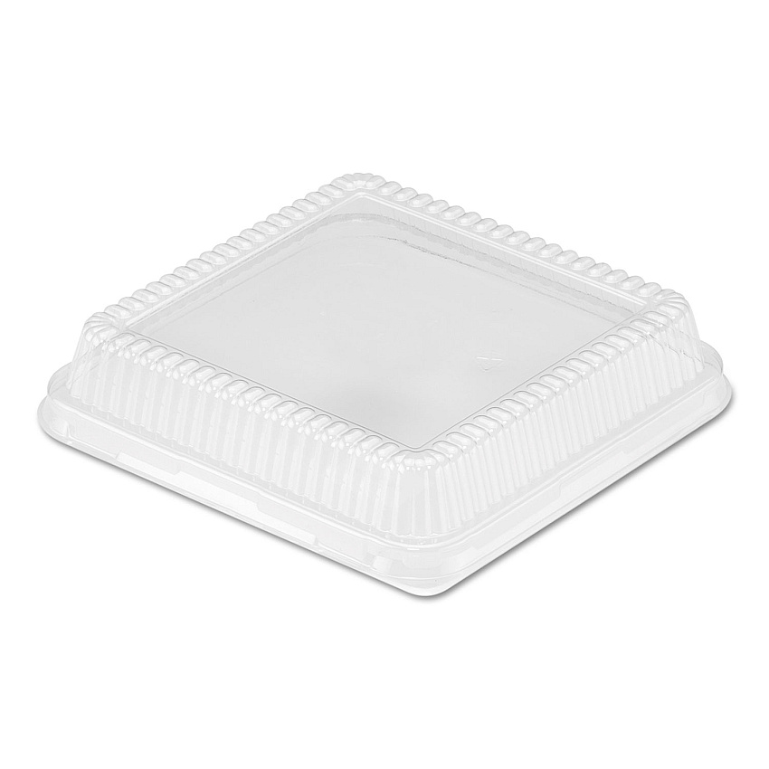 HFA Plastic Dome Lid, 8.25 x 8.25 x 1.5, Clear, 500/Carton (HFA4048DL)
