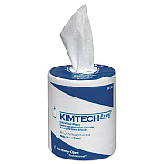 Kimtech SCOTTPURE Critical Task, Center-Pull Roll Jr., 7 x 7, White, 225/Roll, 6/Carton (KCC06193)