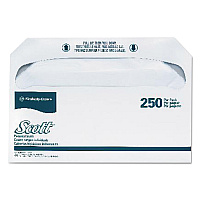 Scott Personal Seats Toilet Seat Covers, 14.5 x 17, White, 250/Pack, 20 Packs/Carton (KCC39000)