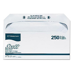 Scott Personal Seats Toilet Seat Covers, 14.5 x 17, White, 250/Pack, 20 Packs/Carton (KCC39000)
