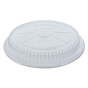 HFA Plastic Dome Lid, 8.25" Diameter x 0.88"h, Clear, 500/Carton (HFA2058DL)
