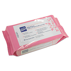Sani Professional Nice 'n Clean Baby Wipes, 1-Ply, 6.6 x 7.9, Scented, White, 80/Pack 12 Packs/Carton (NICA437FW)