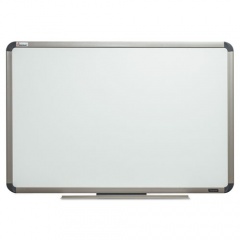 AbilityOne 7110016222121 SKILCRAFT Quartet Total Erase White Board, 36 x 24, White Surface, Silver Titanium Frame