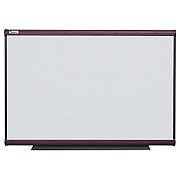 AbilityOne 7110016222118, SKILCRAFT Total Erase White Board, 48 x 36, White Surface, Brown Mahogany Frame