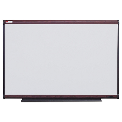 AbilityOne 7110016222118, SKILCRAFT Total Erase White Board, 48 x 36, White Surface, Brown Mahogany Frame
