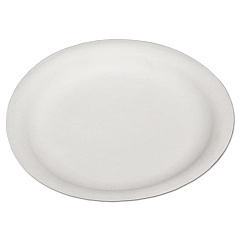 AbilityOne 7350002900594, SKILCRAFT Dinnerware, Plates, 9" dia, White, 500/Carton