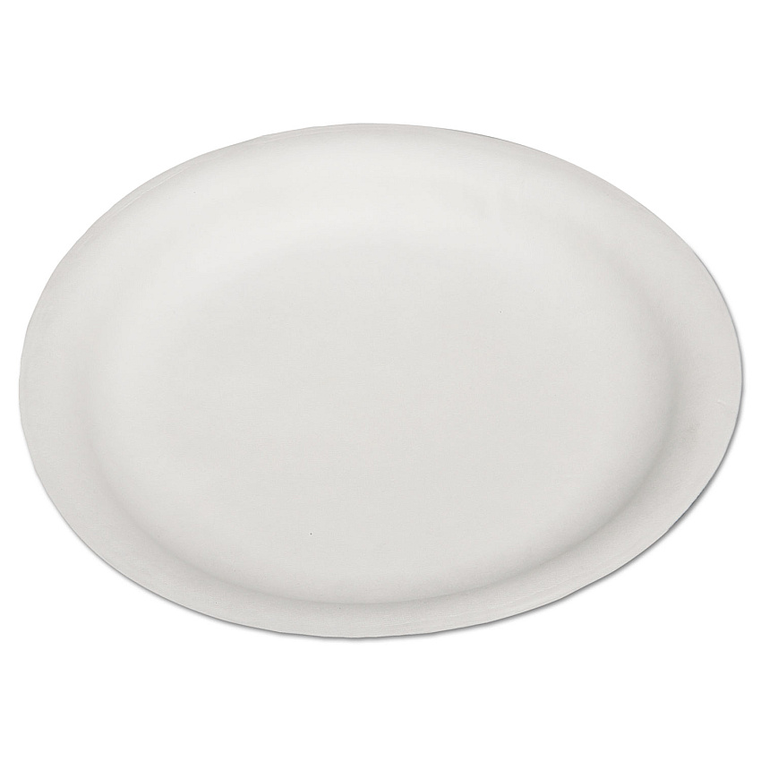 AbilityOne 7350002900594, SKILCRAFT Dinnerware, Plates, 9" dia, White, 500/Carton