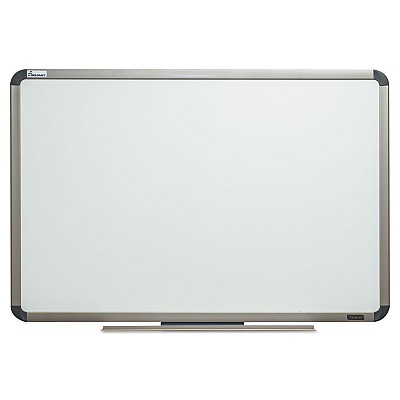 AbilityOne 7110016222117, SKILCRAFT Total Erase White Board, 24 x 18, White Surface, Silver Titanium Frame