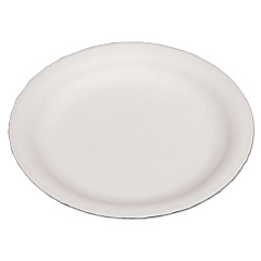 AbilityOne 7350002900593, SKILCRAFT Dinnerware, Plates, 6.5" dia, White, 1,000/Carton