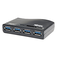 Tripp Lite USB 3.0 SuperSpeed Hub, 4 Ports, Black (U360004R)