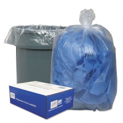 Classic Clear Linear Low-Density Can Liners, 30 gal, 0.71 mil, 30" x 36", Clear, 25 Bags/Roll, 10 Rolls/Carton (303618C)