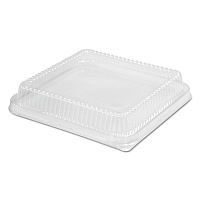 HFA Plastic Dome Lid, 10.75 x 10.19 x 1.63, Clear, 100/Carton (HFA321LDL)