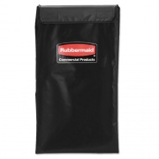 Rubbermaid Commercial Collapsible X-Cart Replacement Bag, 4 Bushel, 220 Lbs, Vinyl, Black (1881782)