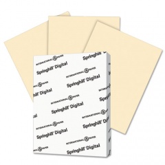 Springhill Digital Index Color Card Stock, 110 lb Index Weight, 8.5 x 11, Ivory, 250/Pack (056300)