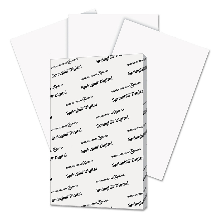 Springhill Digital Index White Card Stock, 92 Bright, 90 lb Index Weight, 11 x 17, White, 250/Pack (SGH015110)