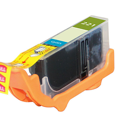 Premium Compatible Ink Cartridge (221 2947B001AA 2974B001 CLI221C) (221, 2947B001AA, 2974B001, CLI221C)