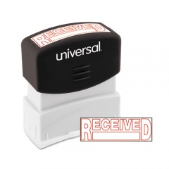 Universal Message Stamp, RECEIVED, Pre-Inked One-Color, Red (10067)