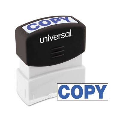 Universal Message Stamp, COPY, Pre-Inked One-Color, Blue (10047)