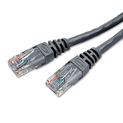 Belkin CAT5e Molded Patch Cable, 25 ft, Gray (A3L79125M)