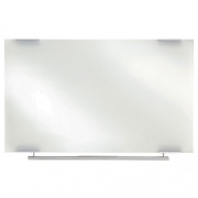 Iceberg Clarity Glass Dry Erase Board with Aluminum Trim, 72 x 36, White Surface (31160)