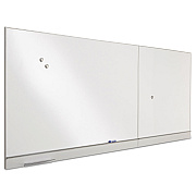 Iceberg Polarity Magnetic Dry Erase White Board, 48 x 32, White Surface, Silver Aluminum Frame (ICE31240)