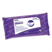 Kimtech W4 PreSat Alcohol Wipers, 70% IPA, 9 x 11, White, 40/Pack, 10 Packs/Carton (06070)