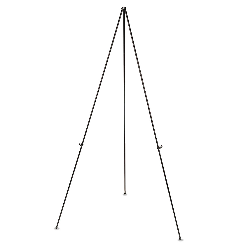 MasterVision Instant Easel, 61.5" High, Black, Steel, Lightweight (BVCFLX04201MV)
