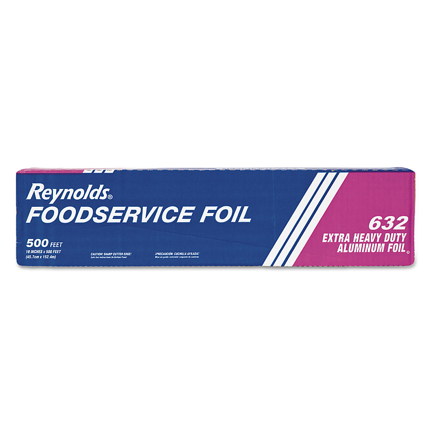 Reynolds Wrap Extra Heavy-Duty Aluminum Foil Roll, 18" x 500 ft (RFP632)