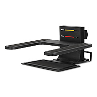 Kensington Adjustable Laptop Stand, 10" x 12.5" x 3" to 7", Black, Supports 7 lbs (KMW60726)
