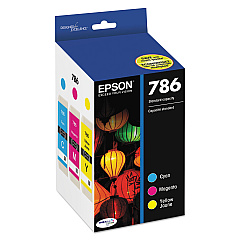 Epson T786520-S (786) DURABrite Ultra Ink, Cyan/Magenta/Yellow