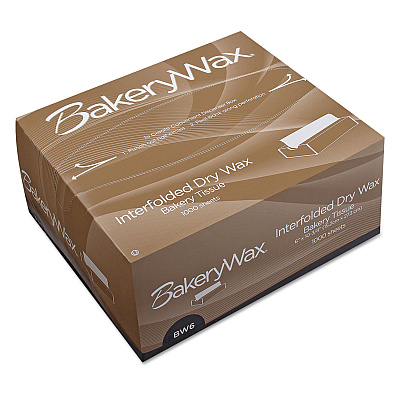 Bagcraft Ecocraft Interfolded Dry Wax Bakery Tissue, 8 X 10.75, White, 1,000/box, 10 Boxes/carton (BGC010008)