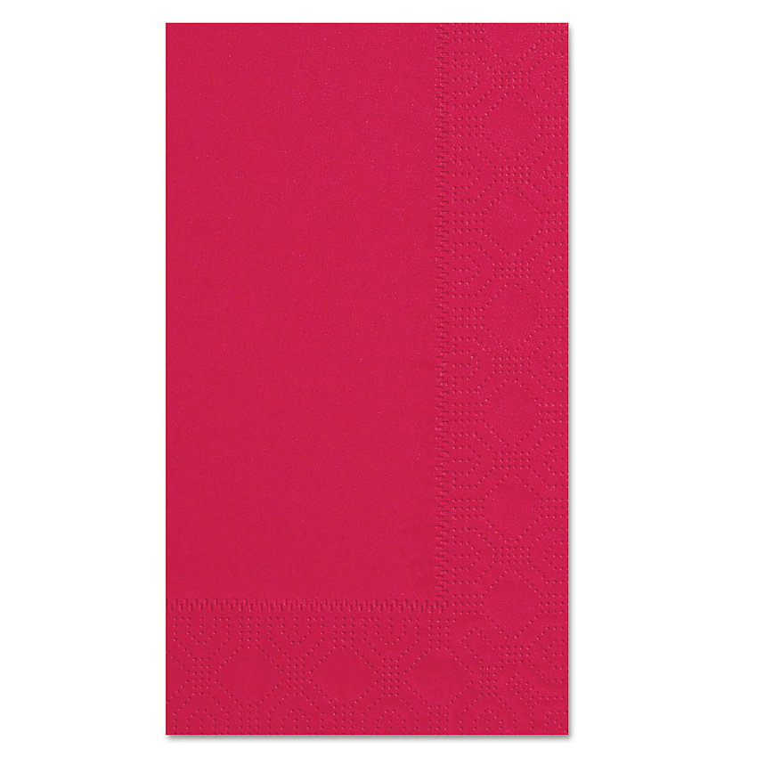 Hoffmaster Dinner Napkins, 2-Ply, 15 x 17, Red, 1000/Carton (HFM180511)