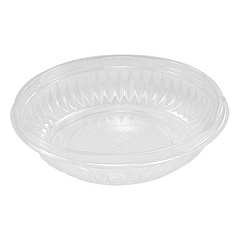 Dart Presentabowls Clear Bowls, Plastic, 8 Oz, 63/bag, 504/carton (DCCC8B)
