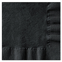 Hoffmaster Beverage Napkins, 1-Ply, 10 x 10, Black, 1000/Carton (HFM020212)