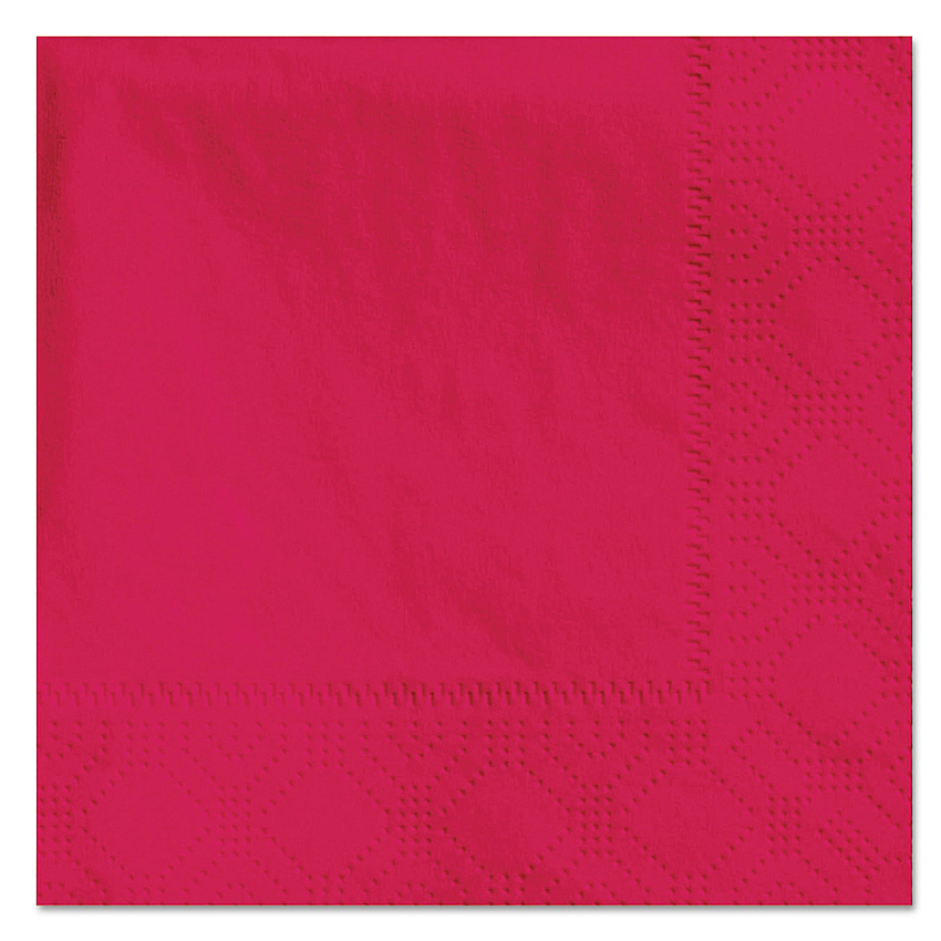 Hoffmaster Beverage Napkins, 2-Ply, 9 1/2 x 9 1/2, Red, 1000/Carton (HFM180311)