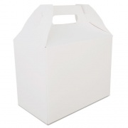 SCT Carryout Barn Boxes, 10 lb Capacity, 8.88 x 5 x 6.75, White, Paper, 150/Carton (2709)