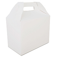 SCT Carryout Barn Boxes, 10 lb Capacity, 8.88 x 5 x 6.75, White, Paper, 150/Carton (SCH2709)