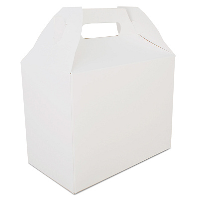 SCT Carryout Barn Boxes, 10 lb Capacity, 8.88 x 5 x 6.75, White, Paper, 150/Carton (SCH2709)