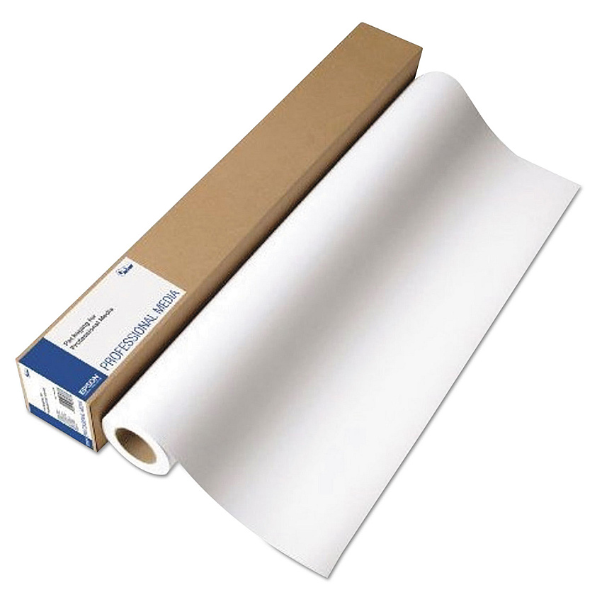 Epson GS Production Canvas Satin Paper Roll, 16.5 mil, 60" x 150 ft, Satin White (EPSS045003)
