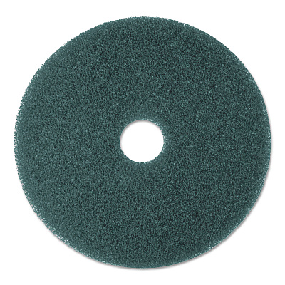 3M Low-Speed High Productivity Floor Pads 5300, 21" Diameter, Blue, 5/carton (MMM08414)