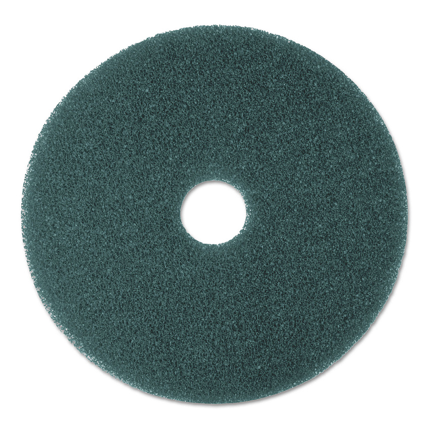 3M Low-Speed High Productivity Floor Pads 5300, 21" Diameter, Blue, 5/carton (MMM08414)
