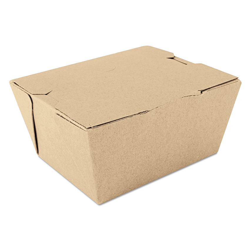 SCT ChampPak Carryout Boxes, #1, 4.38 x 3.5 x 2.5, Kraft, Paper, 450/Carton (SCH0731)