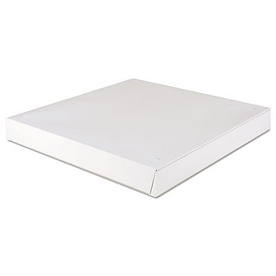 SCT Lock-Corner Pizza Boxes, 16 x 16 x 1.88, White, Paper, 100/Carton (SCH1450)