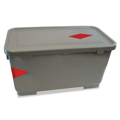 Boardwalk Microfiber Charging Bucket, 6 Gal, Polypropylene, Gray, 11 X 21 X 11 1/2 (BWKCBMF6GY)