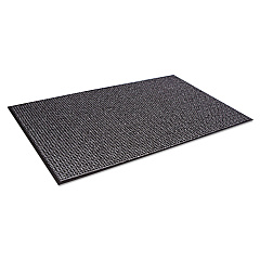 Crown Oxford Wiper Mat, 48 X 72, Black/gray (CWNOXH046GY)