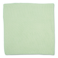 Rubbermaid Commercial Microfiber Cleaning Cloths, 16 x 16, Green, 24/Pack (RCP1820582)