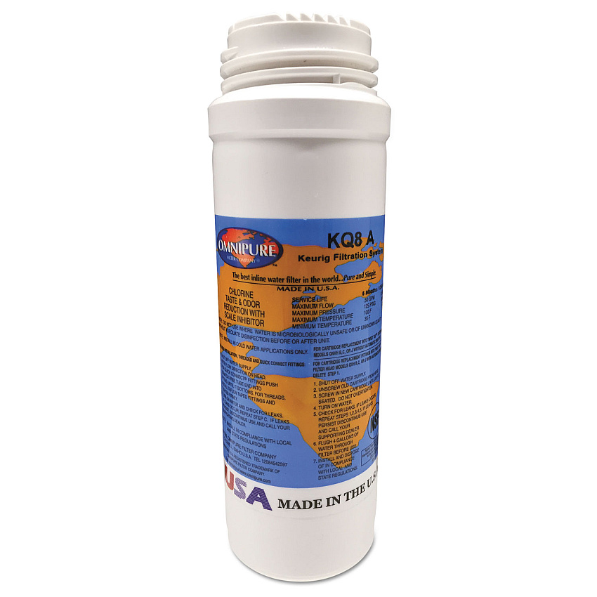 Keurig Omnipure Filter Cartridge KQ8 for K150P, B3000SE, and Bolt (GMT5021)